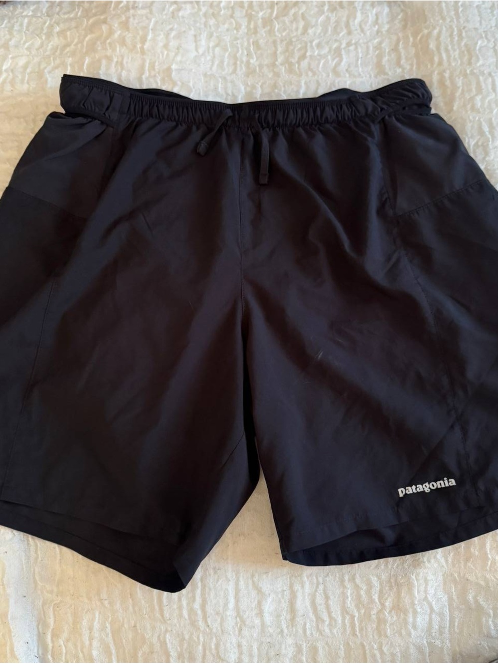 Patagonia Black Men's Hybrid Active Shorts